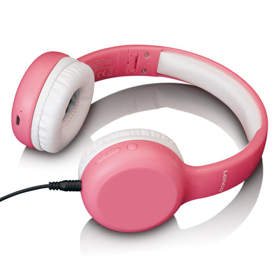 Lenco HPB-110PK - Vouwbare kinder Bluetooth hoofdtelefoon - Pink
