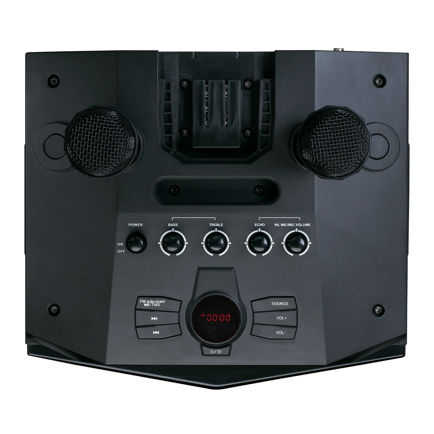 LENCO - PA-220BK - PA with subwoofer and detachable tweeter column