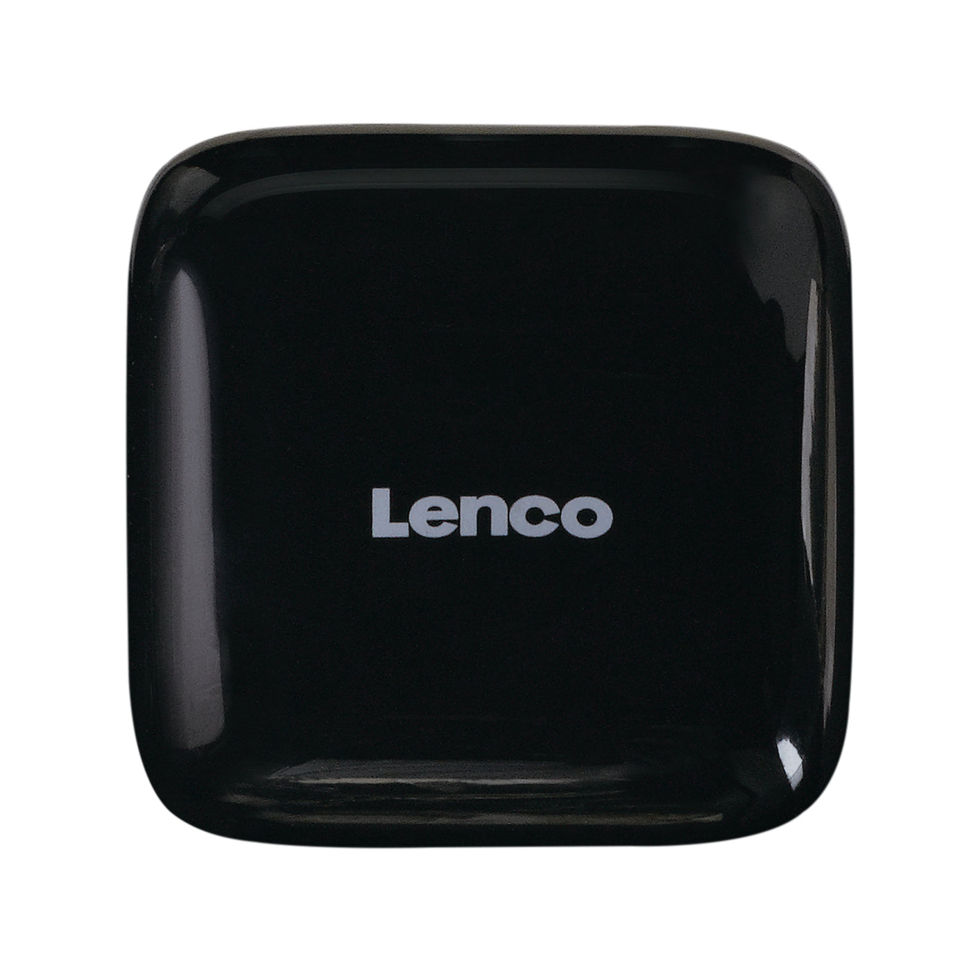 LENCO EPB-430BK - Wireless headphones, charging case with display, Bluetooth® and TWS, black