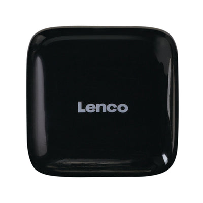 LENCO EPB-430BK - Draadloze oordopjes, laadcase met display, Bluetooth® en TWS, zwart