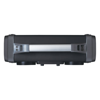 Lenco - SPR-100BK - Splashproof Bluetooth speaker FM radio USB en SD met Licht effecten - Zwart