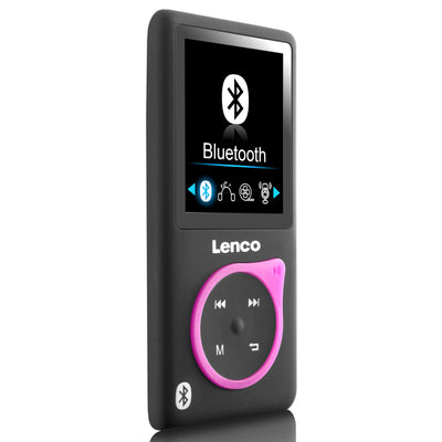 LENCO XEMIO-768 Pink - MP3/MP4 speler met Bluetooth® incl. 8GB micro SD kaart - Roze