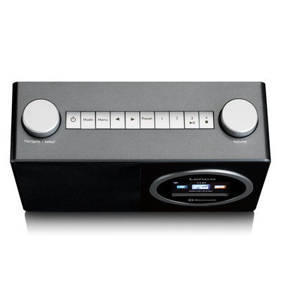 LENCO DIR-70BK - Internet radio with colour display and Bluetooth® - Black