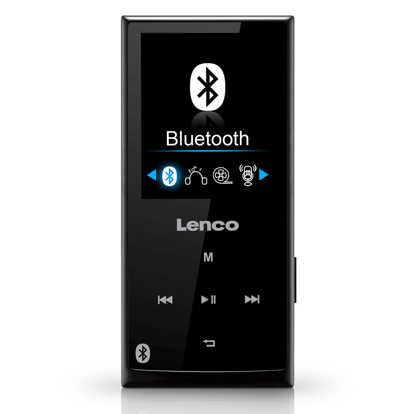 LENCO Xemio-760 Black - MP3/MP4 player met Bluetooth® - 8GB geheugen - Zwart