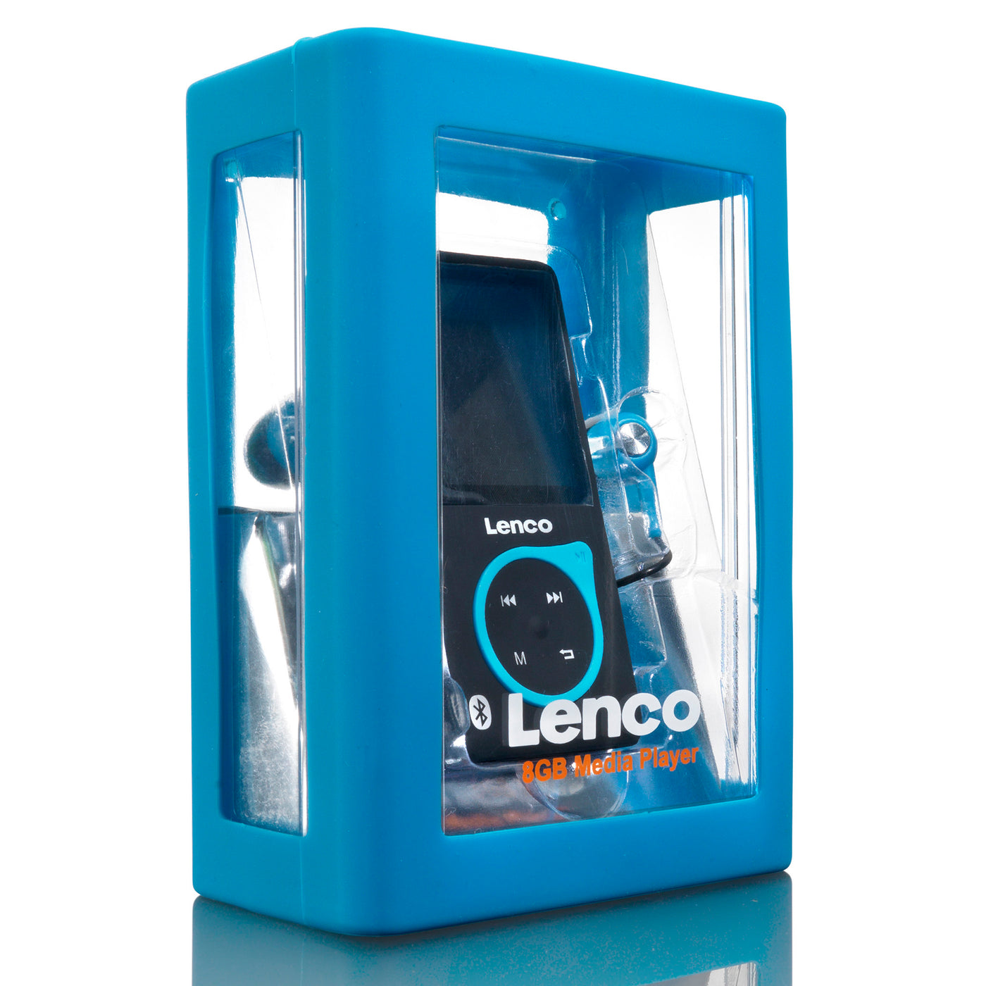 LENCO XEMIO-768 BLUE - MP3/MP4 speler met Bluetooth® incl. 8GB micro SD kaart - Blauw